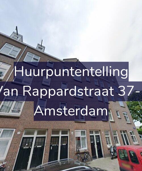 Foto gevel Huurpuntentelling voor Van Rappardstraat 37-1, Amsterdam