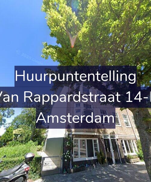 Foto gevel Huurpuntentelling voor Van Rappardstraat 14-B, Amsterdam