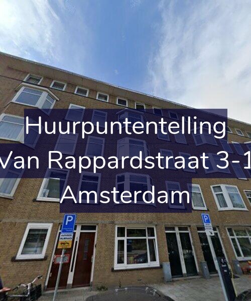Foto gevel Huurpuntentelling voor Van Rappardstraat 3-1, Amsterdam