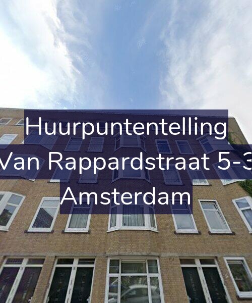 Foto gevel Huurpuntentelling voor Van Rappardstraat 5-3, Amsterdam