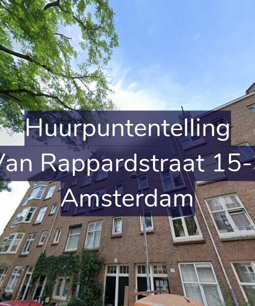Foto gevel Huurpuntentelling voor Van Rappardstraat 15-3, Amsterdam