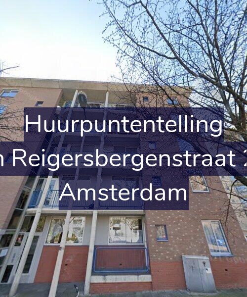 Foto gevel Huurpuntentelling voor Van Reigersbergenstraat 256, Amsterdam