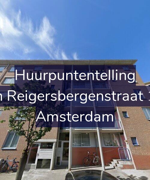 Foto gevel Huurpuntentelling voor Van Reigersbergenstraat 110, Amsterdam