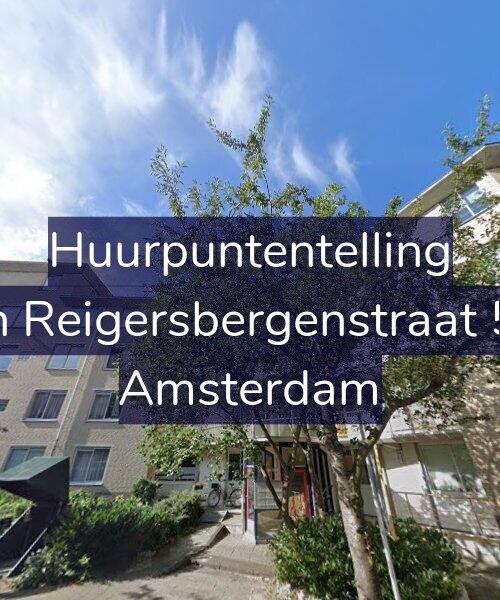 Foto gevel Huurpuntentelling voor Van Reigersbergenstraat 596, Amsterdam