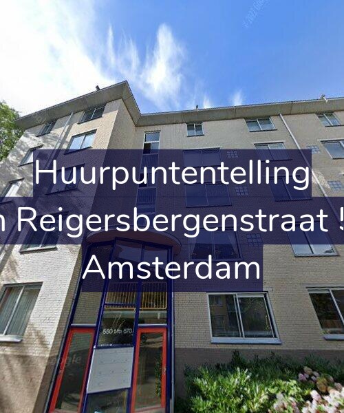 Foto gevel Huurpuntentelling voor Van Reigersbergenstraat 568, Amsterdam