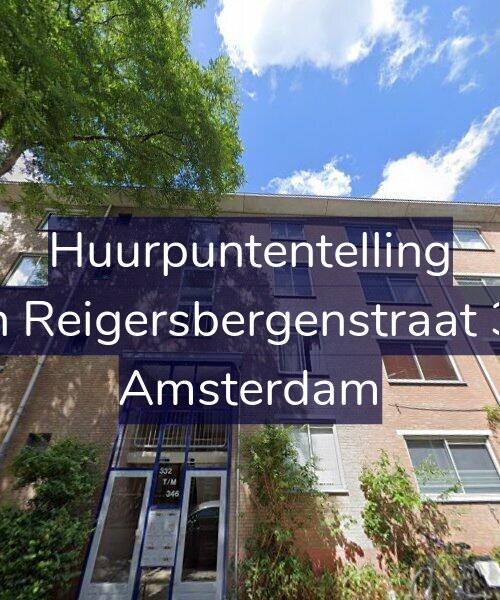 Foto gevel Huurpuntentelling voor Van Reigersbergenstraat 336, Amsterdam