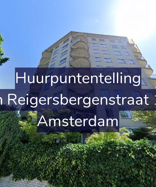 Foto gevel Huurpuntentelling voor Van Reigersbergenstraat 182, Amsterdam