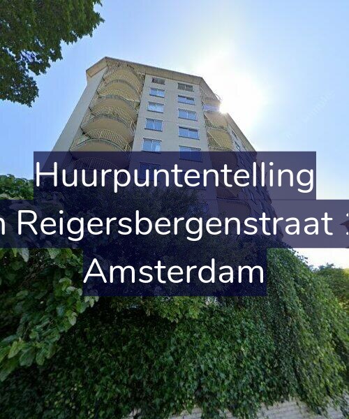 Foto gevel Huurpuntentelling voor Van Reigersbergenstraat 178, Amsterdam