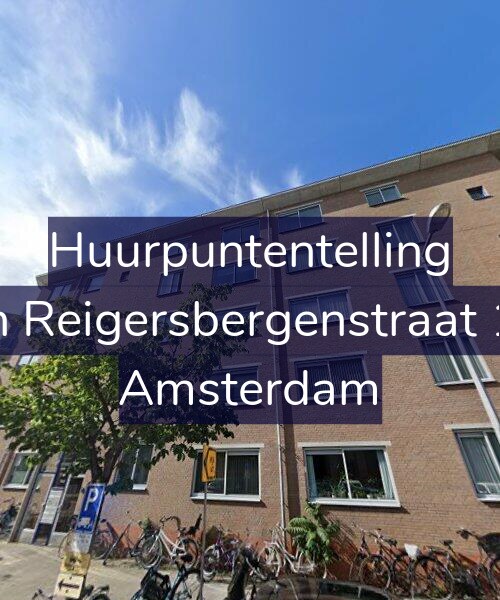 Foto gevel Huurpuntentelling voor Van Reigersbergenstraat 116, Amsterdam