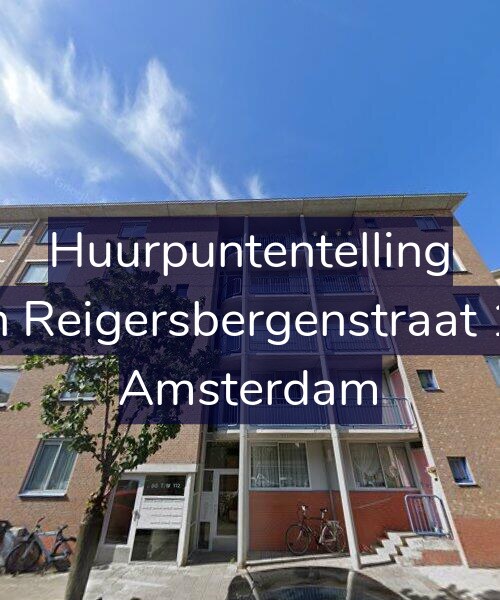 Foto gevel Huurpuntentelling voor Van Reigersbergenstraat 112, Amsterdam