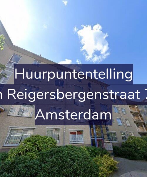 Foto gevel Huurpuntentelling voor Van Reigersbergenstraat 714, Amsterdam
