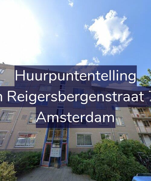 Foto gevel Huurpuntentelling voor Van Reigersbergenstraat 728, Amsterdam