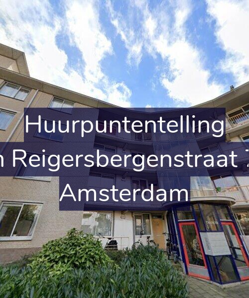 Foto gevel Huurpuntentelling voor Van Reigersbergenstraat 736, Amsterdam