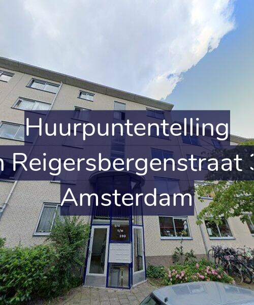 Foto gevel Huurpuntentelling voor Van Reigersbergenstraat 384, Amsterdam
