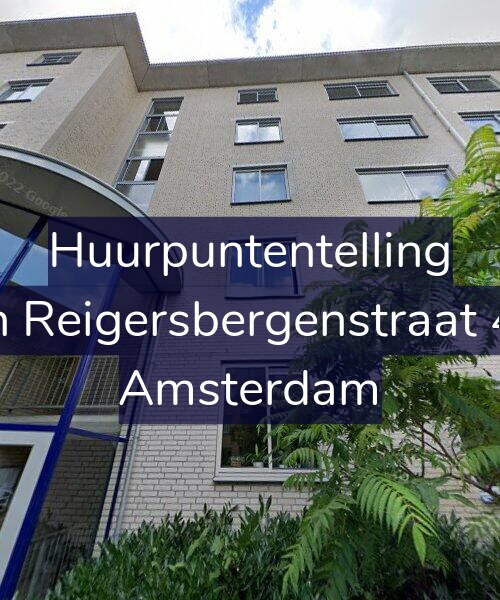 Foto gevel Huurpuntentelling voor Van Reigersbergenstraat 434, Amsterdam