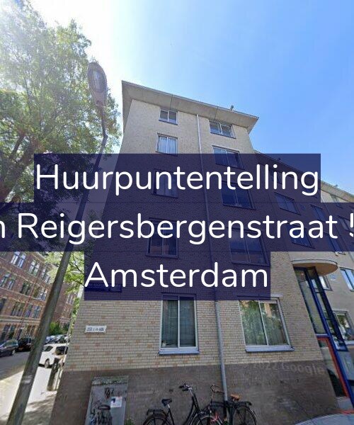 Foto gevel Huurpuntentelling voor Van Reigersbergenstraat 550, Amsterdam