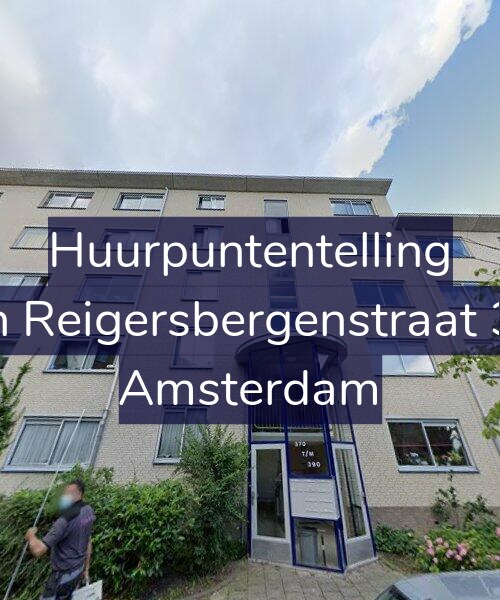 Foto gevel Huurpuntentelling voor Van Reigersbergenstraat 376, Amsterdam
