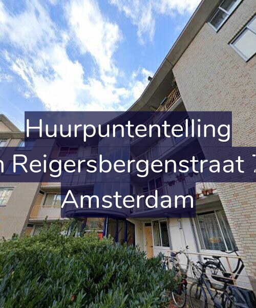 Foto gevel Huurpuntentelling voor Van Reigersbergenstraat 744, Amsterdam