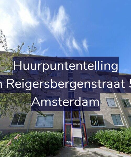 Foto gevel Huurpuntentelling voor Van Reigersbergenstraat 584, Amsterdam