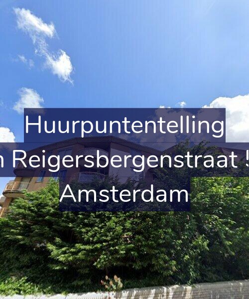 Foto gevel Huurpuntentelling voor Van Reigersbergenstraat 598, Amsterdam