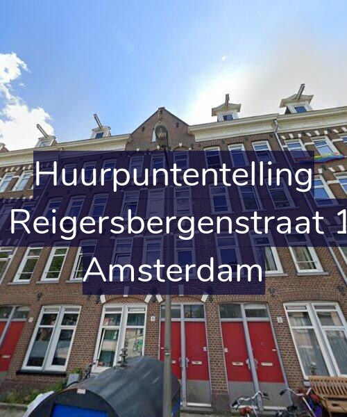 Foto gevel Huurpuntentelling voor Van Reigersbergenstraat 19-1, Amsterdam