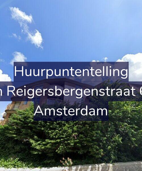 Foto gevel Huurpuntentelling voor Van Reigersbergenstraat 602, Amsterdam