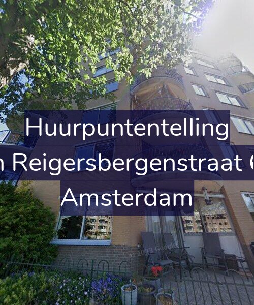 Foto gevel Huurpuntentelling voor Van Reigersbergenstraat 634, Amsterdam