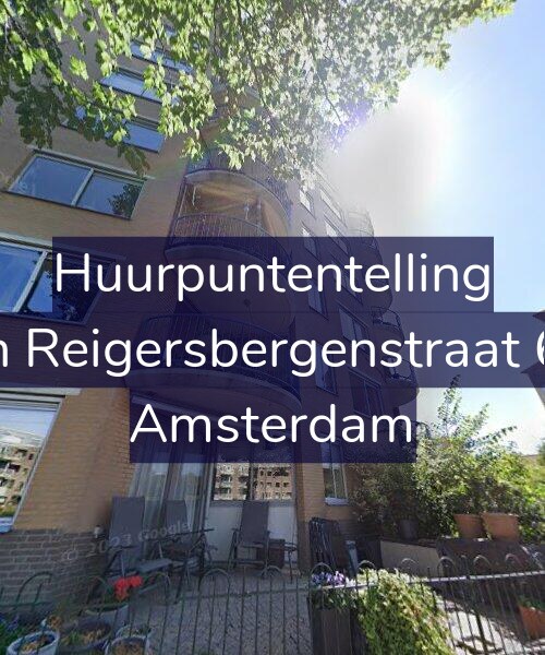 Foto gevel Huurpuntentelling voor Van Reigersbergenstraat 662, Amsterdam