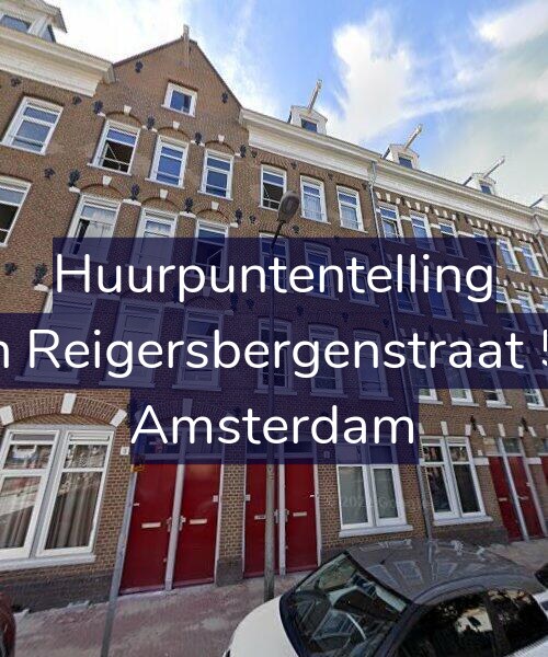 Foto gevel Huurpuntentelling voor Van Reigersbergenstraat 5-H, Amsterdam