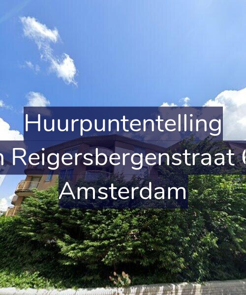 Foto gevel Huurpuntentelling voor Van Reigersbergenstraat 608, Amsterdam