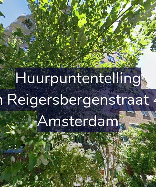 Foto gevel Huurpuntentelling voor Van Reigersbergenstraat 494, Amsterdam