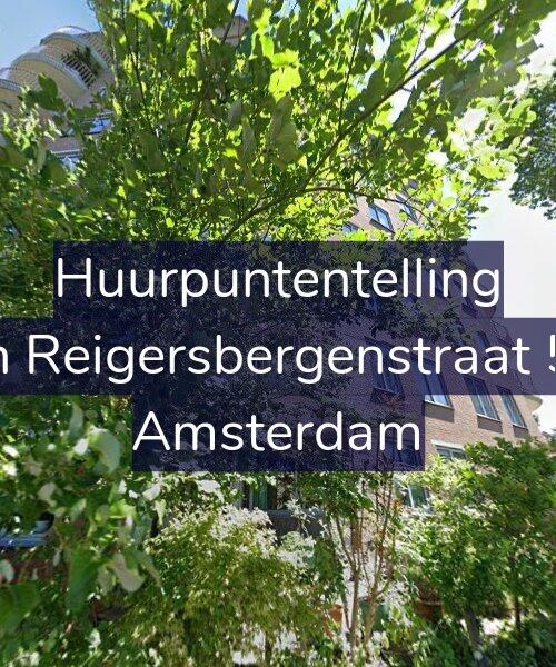 Foto gevel Huurpuntentelling voor Van Reigersbergenstraat 500, Amsterdam