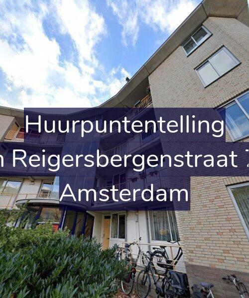Foto gevel Huurpuntentelling voor Van Reigersbergenstraat 758, Amsterdam