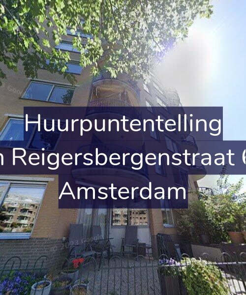 Foto gevel Huurpuntentelling voor Van Reigersbergenstraat 654, Amsterdam