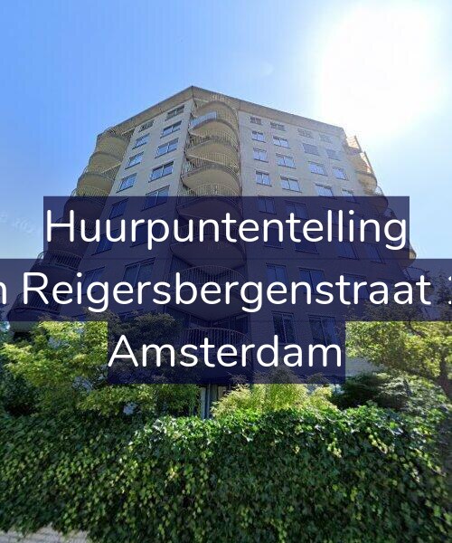 Foto gevel Huurpuntentelling voor Van Reigersbergenstraat 190, Amsterdam