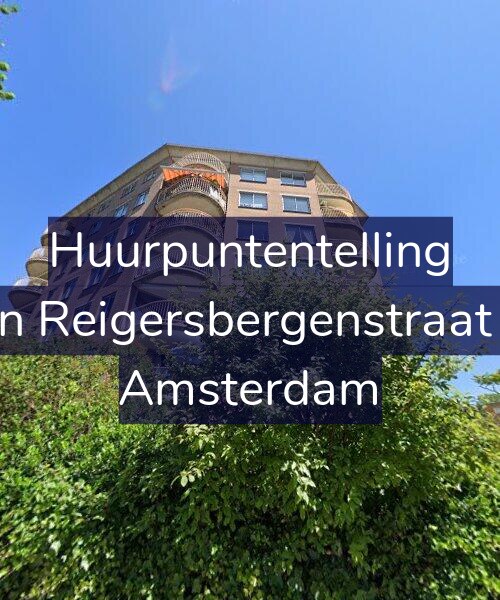Foto gevel Huurpuntentelling voor Van Reigersbergenstraat 72, Amsterdam