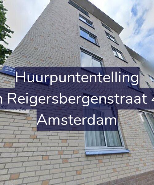 Foto gevel Huurpuntentelling voor Van Reigersbergenstraat 424, Amsterdam
