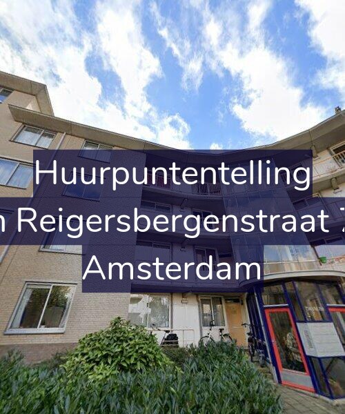 Foto gevel Huurpuntentelling voor Van Reigersbergenstraat 732, Amsterdam