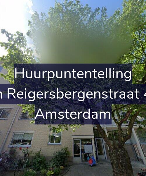 Foto gevel Huurpuntentelling voor Van Reigersbergenstraat 462, Amsterdam