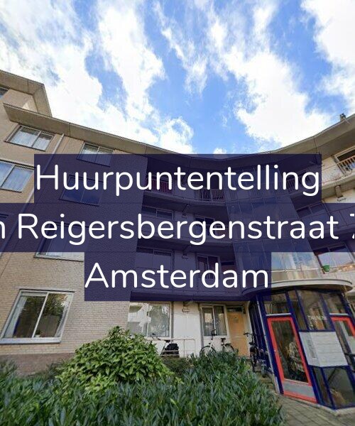 Foto gevel Huurpuntentelling voor Van Reigersbergenstraat 734, Amsterdam
