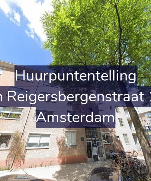 Foto gevel Huurpuntentelling voor Van Reigersbergenstraat 156, Amsterdam
