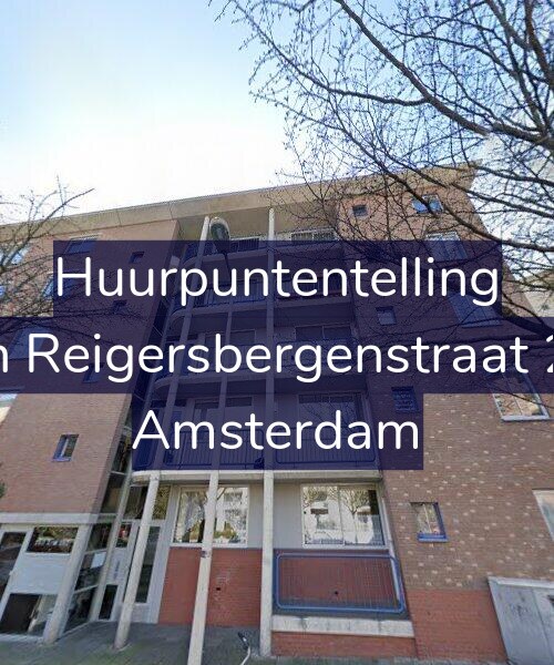 Foto gevel Huurpuntentelling voor Van Reigersbergenstraat 262, Amsterdam