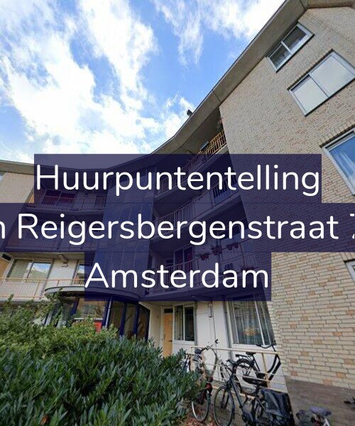 Foto gevel Huurpuntentelling voor Van Reigersbergenstraat 756, Amsterdam