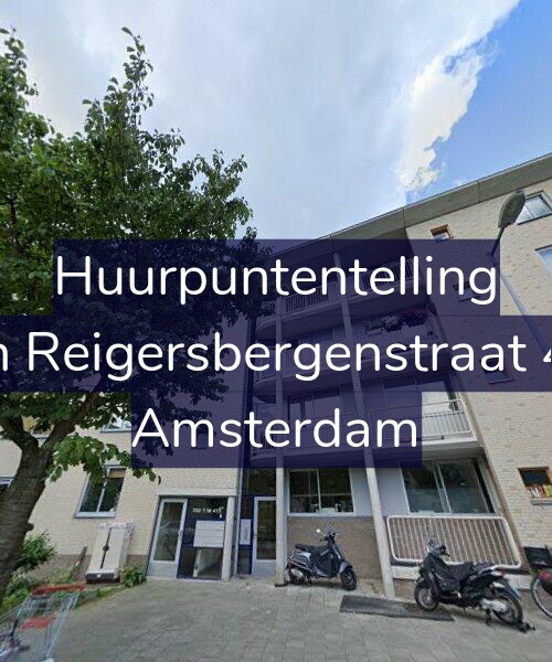 Foto gevel Huurpuntentelling voor Van Reigersbergenstraat 406, Amsterdam