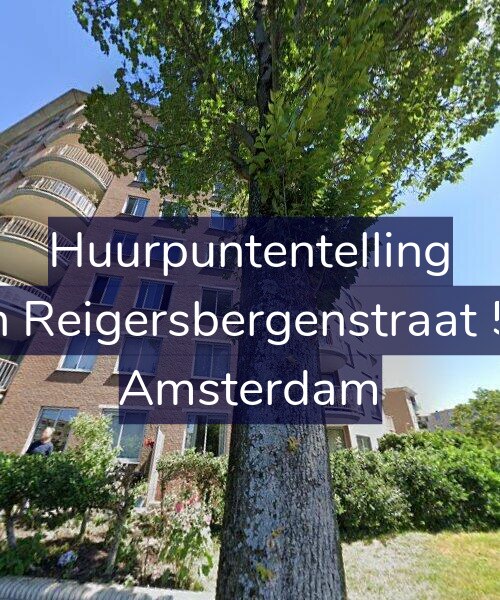 Foto gevel Huurpuntentelling voor Van Reigersbergenstraat 534, Amsterdam
