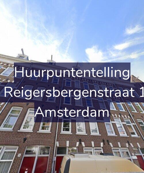 Foto gevel Huurpuntentelling voor Van Reigersbergenstraat 13-2, Amsterdam