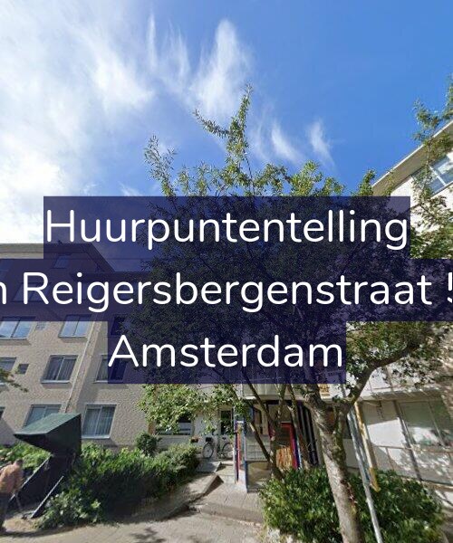 Foto gevel Huurpuntentelling voor Van Reigersbergenstraat 594, Amsterdam