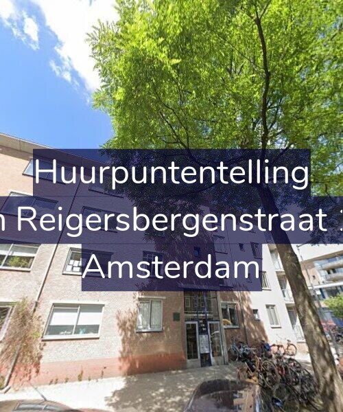 Foto gevel Huurpuntentelling voor Van Reigersbergenstraat 154, Amsterdam
