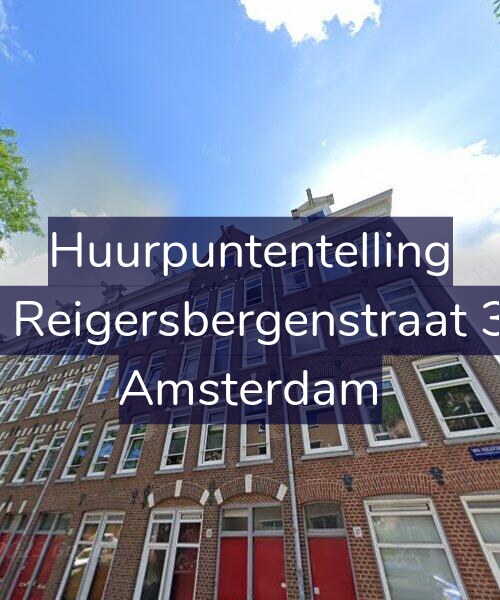 Foto gevel Huurpuntentelling voor Van Reigersbergenstraat 35-3, Amsterdam