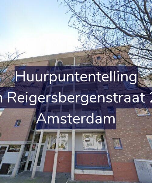 Foto gevel Huurpuntentelling voor Van Reigersbergenstraat 250, Amsterdam